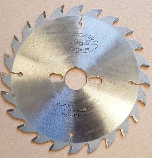 Picture of 200 x 24 Teeth x 2.5/1.6 TCT Saw